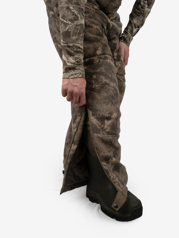 Full length side leg zippers
