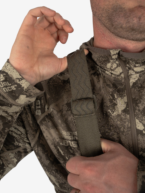 Adjustable non-slip detachable suspenders