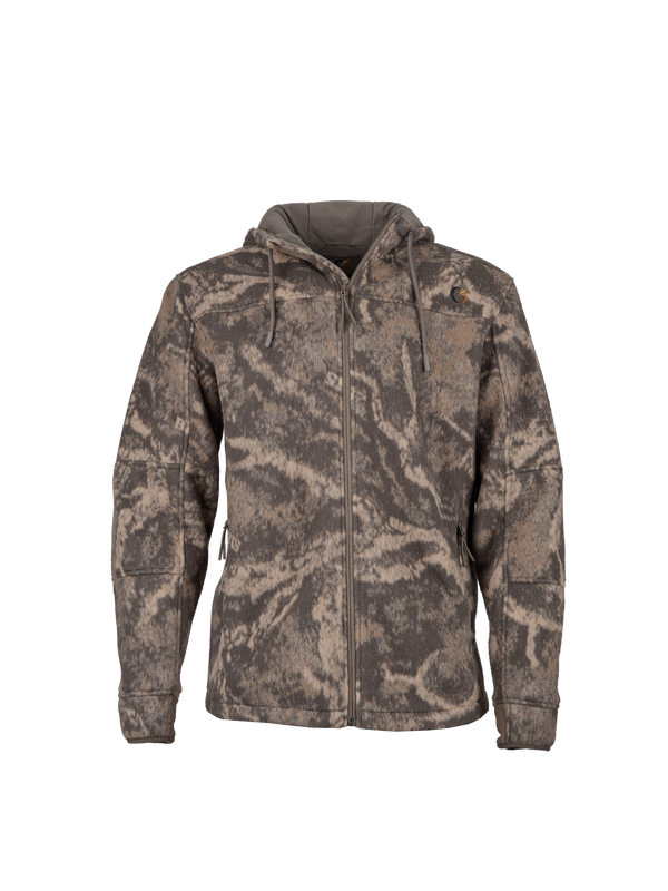 Dead-quiet 300 gsm FleeceWool™ outer shell