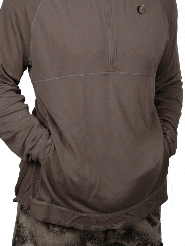 Zippered kangaroo style front pocket