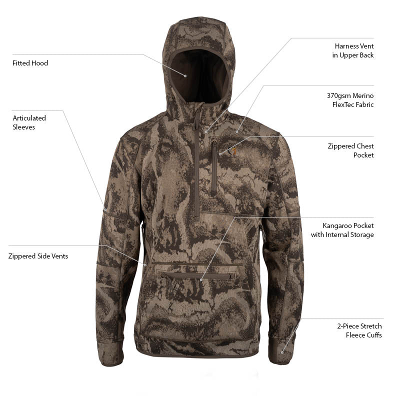 FareWinds Merino-Flex TecHoodie – Code of Silence