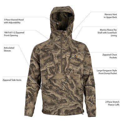 RiverWolf Merino-Fleece Systems Anorak
