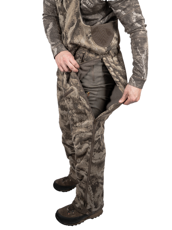 Full length front zip