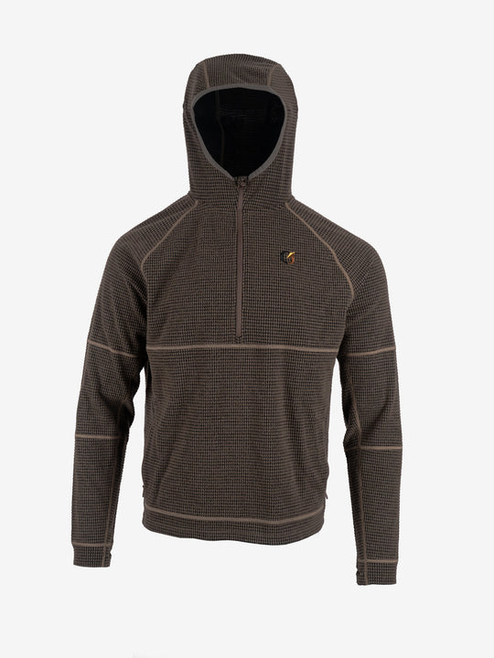 【niii様】baserange TIER HOODED WRAP MatrXX GridMerino Hoodie | Code of Silence mid layer