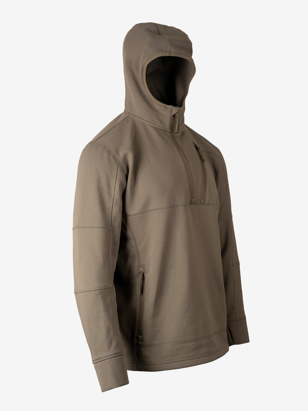 ZUEVI Men's Casual Striped Drawstring Hooded And Zipper