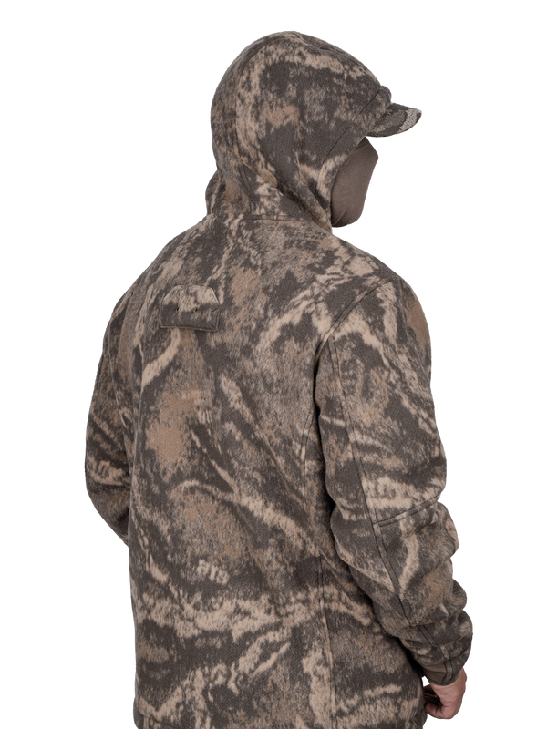 Drawstring hood